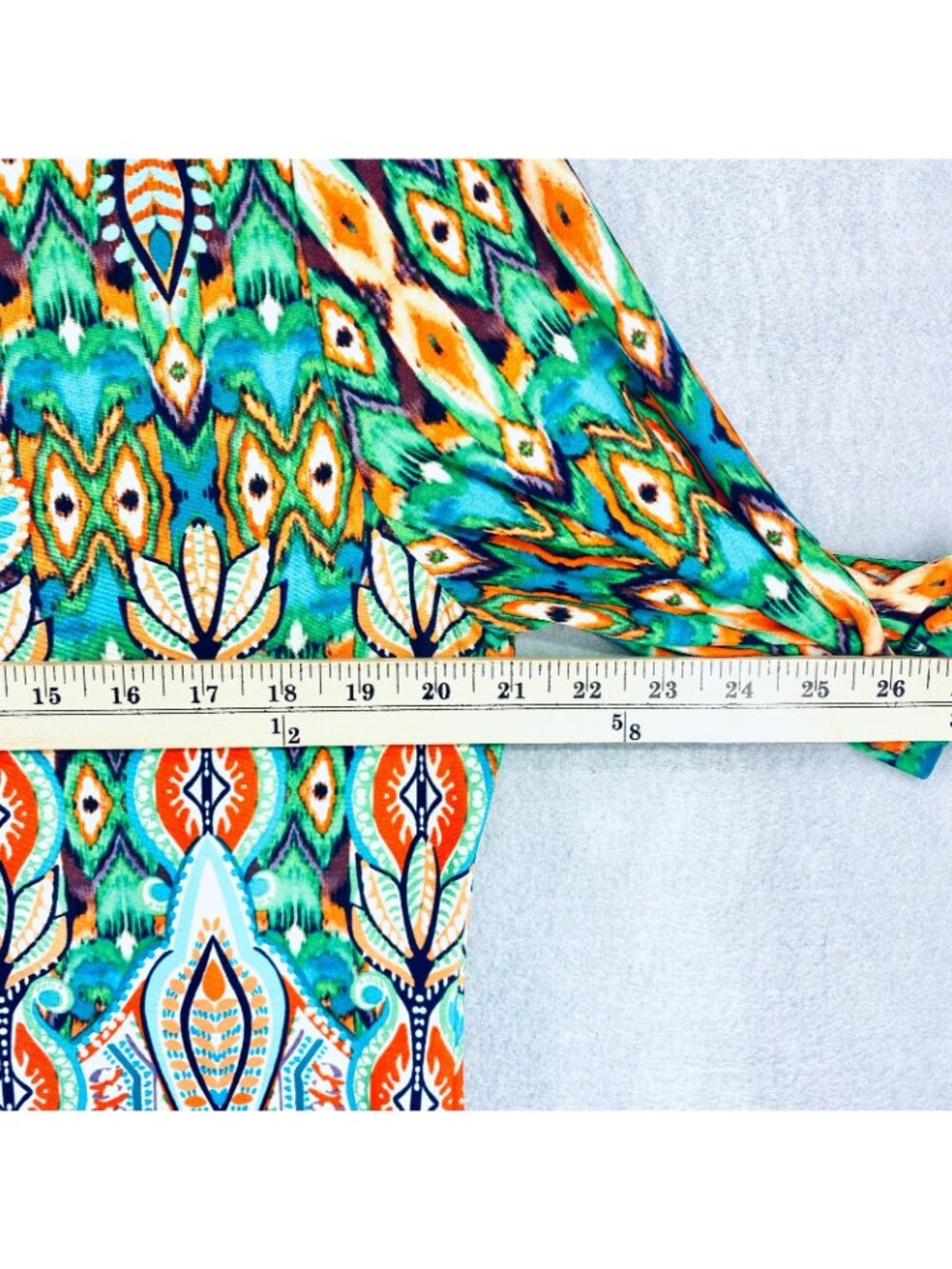 Eliza J Dress Womens 14 Multicolor Stretch Pullover Diamond Sheath Quiet Luxury - Picture 9 of 13